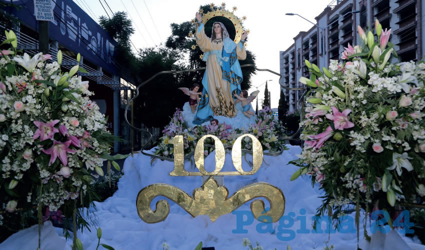 La edición 64 de la Romería de la Asunción también fue para celebrar los 100 años de la llegada de la imagen a Aguascalientes como patrona de la Diócesis