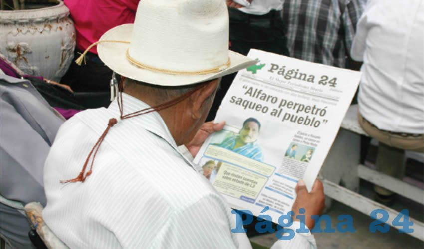 En el evento, los adultos mayores se enteraron de las noticias diarias en Página 24