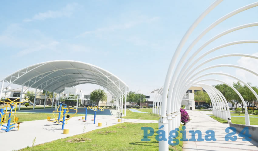 Se han colocado 33 estructuras, en escuelas de todos los niveles educativos y en diferentes canchas y parques de la ciudad