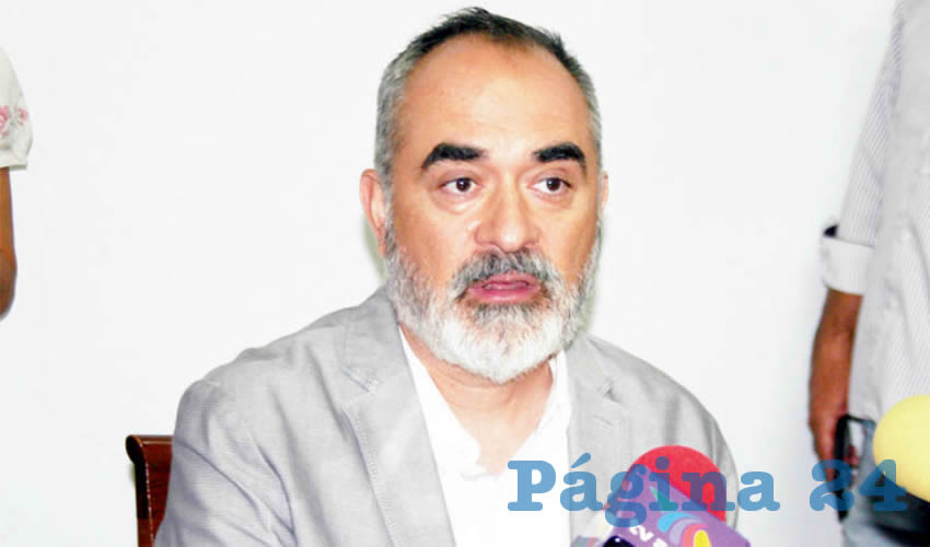 “El magistrado (Celso Rodríguez) pues da este grito desesperado para hacerle todavía la luchita un tiempo más a seguir en el Poder Judicial, ya ven que ahorita está amparado, tiene las cuentas congeladas y le gusta su trabajo seguramente”, dijo el diputado emecista/Foto: Francisco Tapia