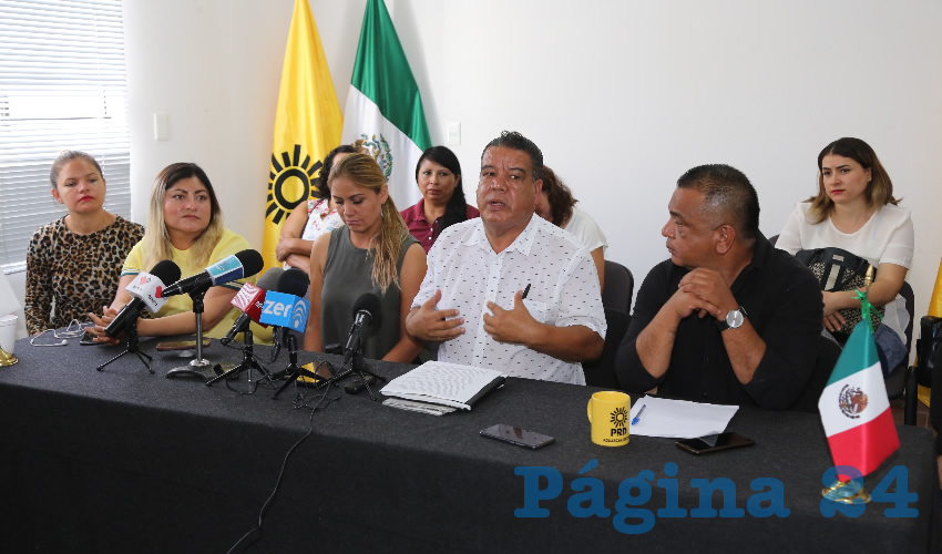 Miembros de la planilla ADN Político del PRD (Foto: Eddylberto Luévano Santillán)