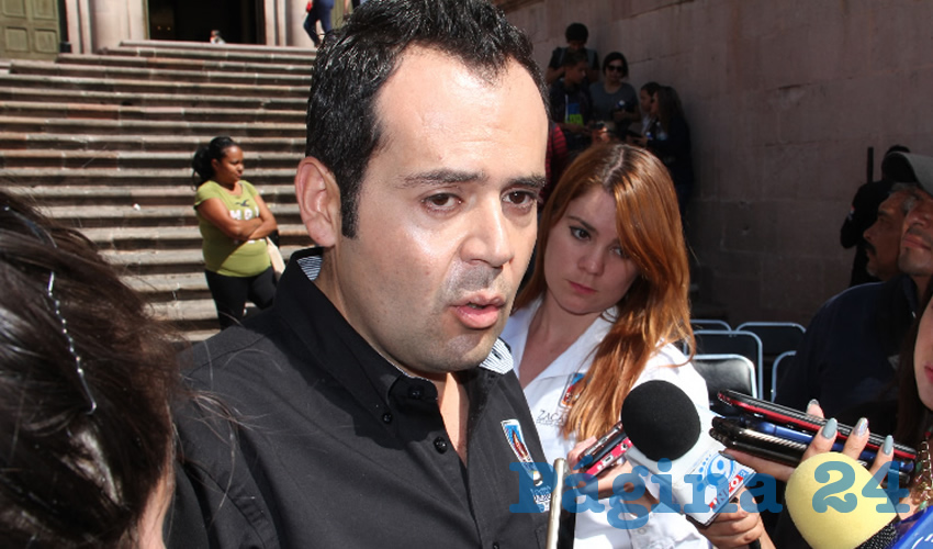 Ulises Mejía Haro, presidente municipal de Zacatecas (Foto: Rocío Castro Alvarado)