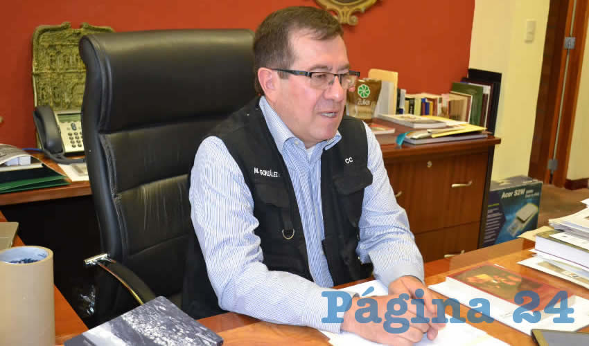 Manuel González Ramírez, cronista del Estado de Zacatecas (Foto: Merari Martínez)