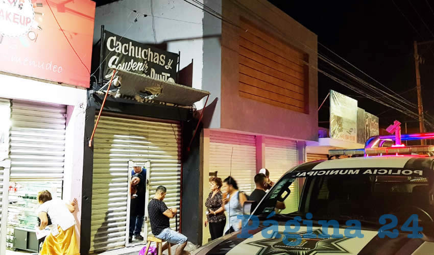 En el negocio Cachuchas y Souvenir El Punto, situado en avenida Héroe Inmortal 245, ocurrió la agresión