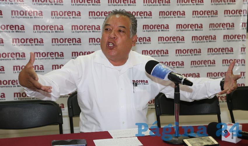Cuitláhuac Cardona Campos se lanza contra Judith Baca (Foto: Eddylberto Luévano Santillán)