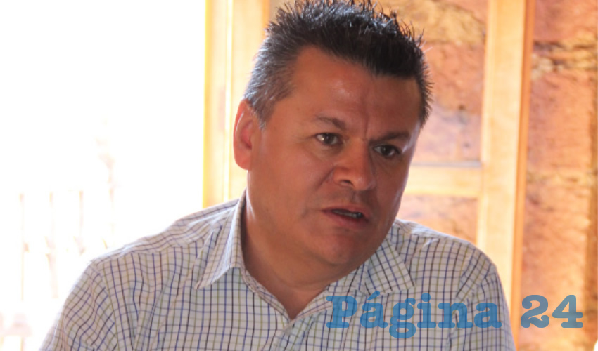 Antonio Medina Trejo, encargado de la Secretaría de Diversidad Sexual del Comité Ejecutivo Nacional del Partido de la Revolución Democrática (Foto: Rocío Castro Alvarado)