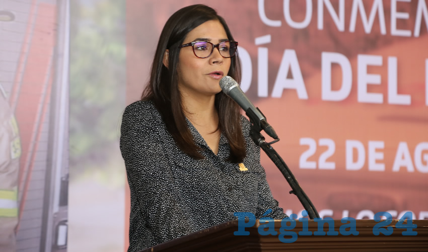 Claudia Ortega Valadez, subsecretaria de Gobierno (Foto: Eddylberto Luévano Santillán)