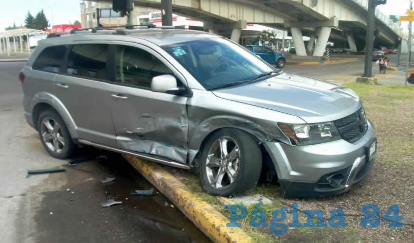 As&iacute; qued&oacute; la camioneta Dodge Journey que manejaba Marisa Paola &ldquo;N&rdquo; &ldquo;N&rdquo;, que fue embestida por la unidad Dodge Ram que guiaba el cafre Daniel &ldquo;N&rdquo; &ldquo;N&rdquo;