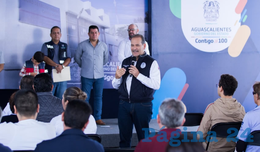 El gobernador del Estado Mart&iacute;n Orozco Sandoval hizo entrega de las obras de mejora, ampliaci&oacute;n y remodelaci&oacute;n del Centro de Salud Urbano Calvillo Oriente