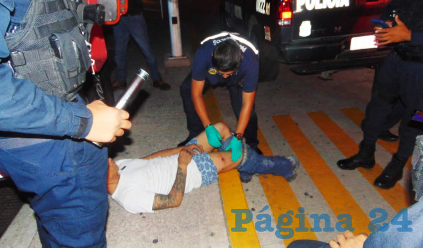 Martín Martínez Prado sufrió dos balazos en la pierna derecha