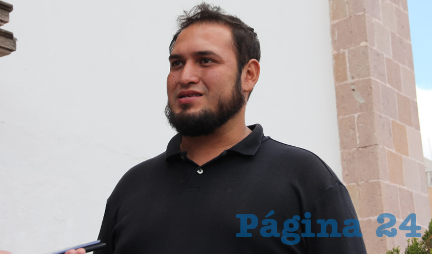 Lino García Escobedo, activista zacatecano (Foto: Rocío Alvarado)