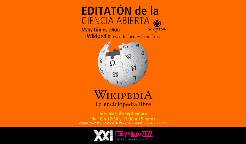 Se realizará una actividad masiva: el maratón de edición de Wikipedia con fuentes científicas