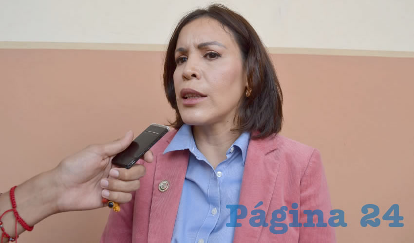 Perla Martínez Delgado, diputada local (Foto: Merari Martínez)