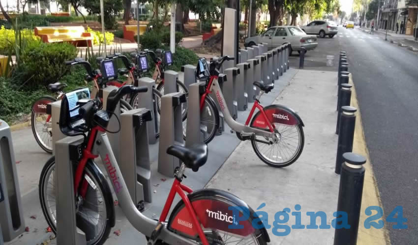 Bicicletas del programa MiBici