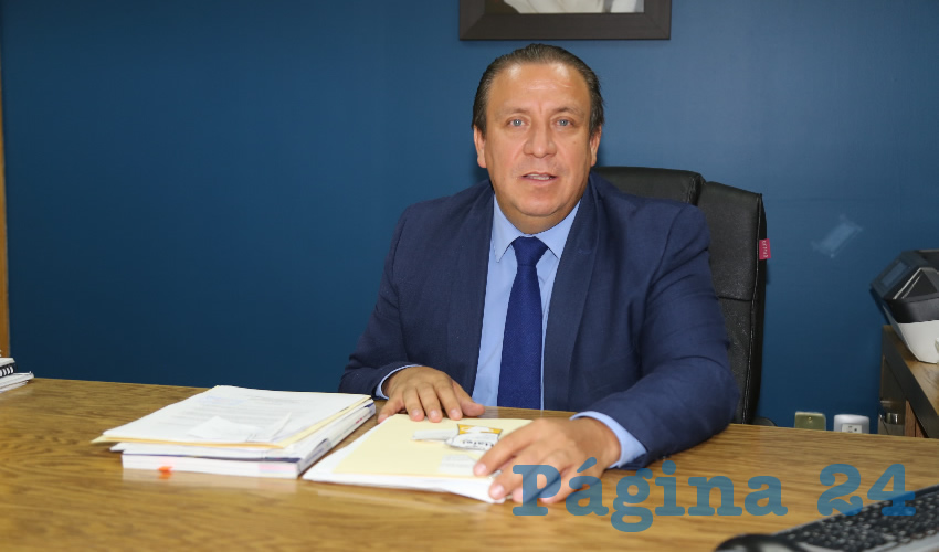 Jaime Gallo Camacho, titular de Sedum (Foto: Eddylberto Luévano Santillán)