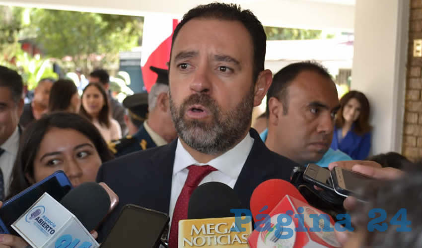Alejandro Tello Cristerna, gobernador del estado (Foto: Merari Martínez)