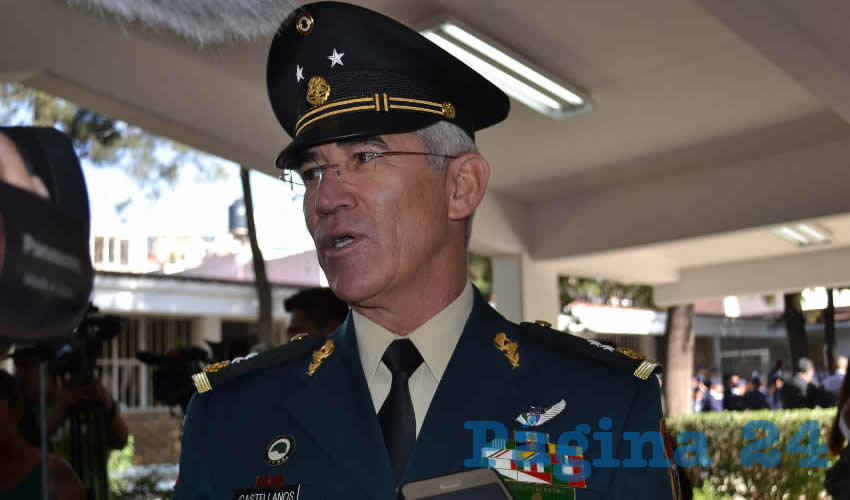 Rogelio Castellanos Franco, general de brigada del Estado Mayor de la onceava zona militar en Zacatecas (Foto: Merari Martínez)