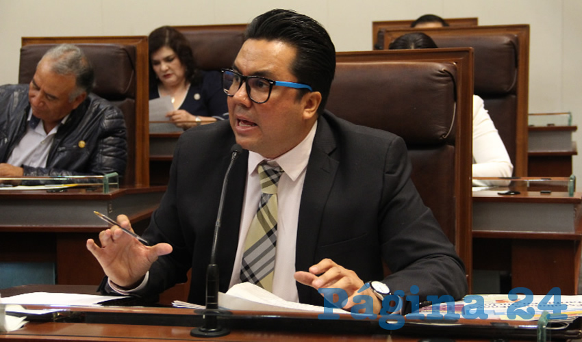 Omar Carrera Pérez, diputado local de Movimiento Regeneración Nacional (Foto: Rocío Castro Alvarado)