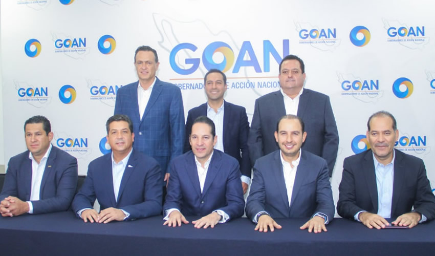 La Asociación de Gobernadores Estatales del Partido Acción Nacional está integrada por los gobernadores de Aguascalientes, Baja California Sur, Durango, Guanajuato, Quintana Roo, Querétaro Tamaulipas y Yucatán. Faltan los gobernadores de Chihuahua y Nayarit.