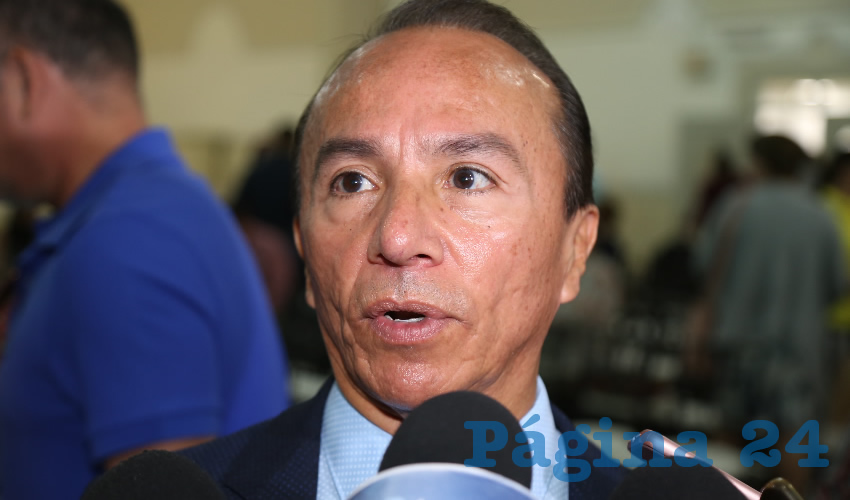 Sergio Velázquez García, secretario de salud (Foto: Eddylberto Luévano Santillán)