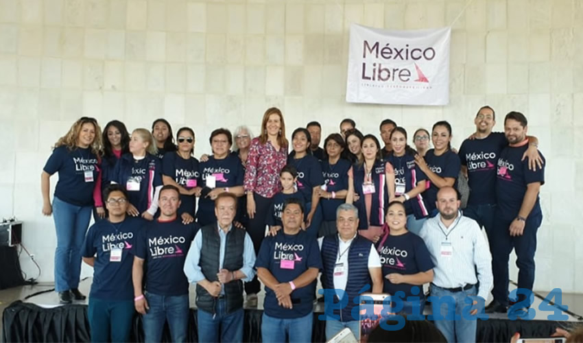 Margarita Zavala realizó la asamblea del tercer distrito en Aguascalientes