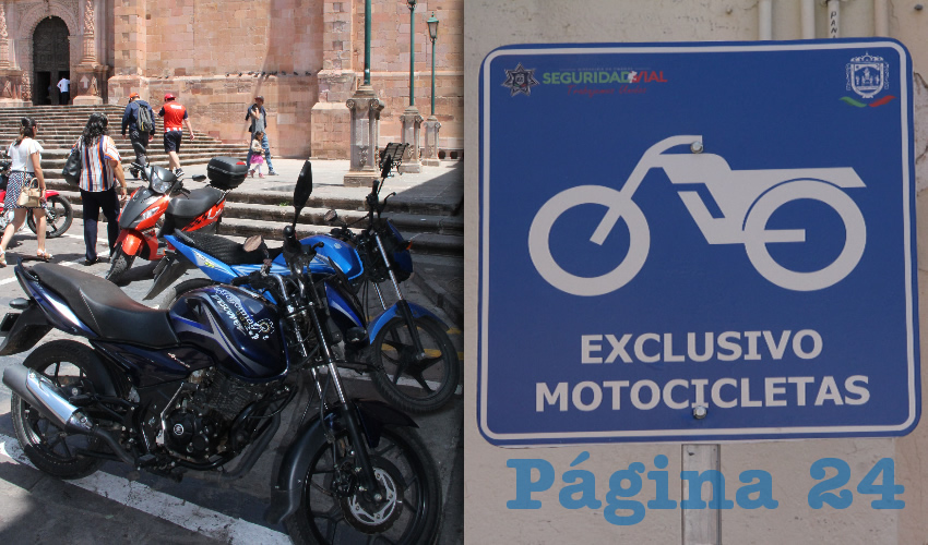Los motociclistas consultados por Página 24 Zacatecas coincidieron es que es necesario se contruyan más estacionamiento similares en el Centro Histórico