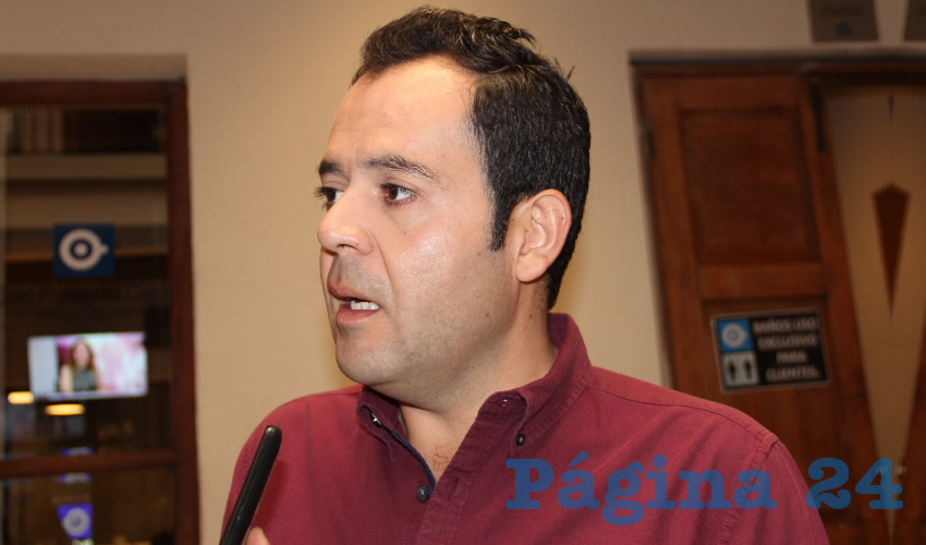 Ulises Mejía Haro, alcalde de la capital zacatecana (Foto: Rocío Castro Alvarado)