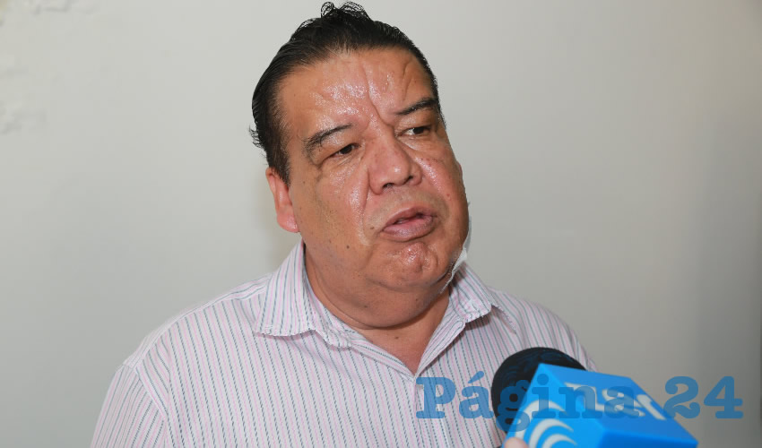 Francisco Flores Flores, líder de Cimientos del Magisterio (Foto: Eddylberto Luévano Santillán)
