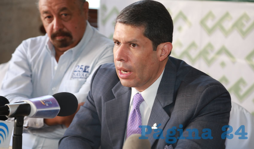 Raúl González Alonso, presidente de la Coparmex (Foto: Eddylberto Luévano Santillán)