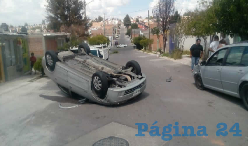 El accidente ocurrió sobre la calle Ruperto Silva, en el fraccionamiento Villas de Nuestra Señora de la Asunción
