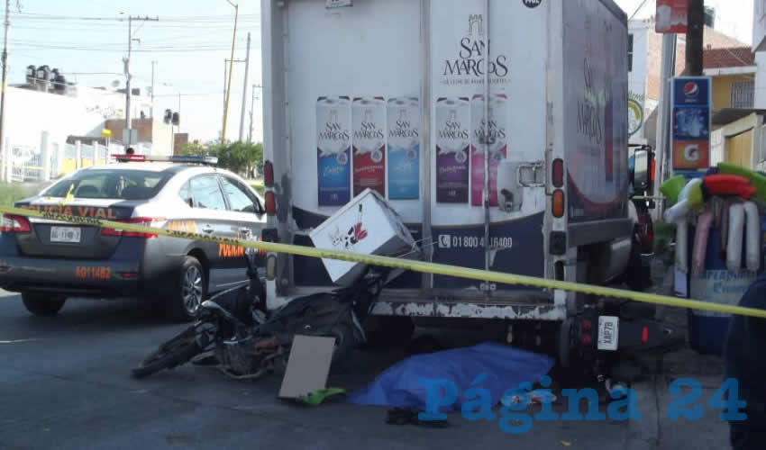 El fatal percance ocurrió en el cruce de avenida San Francisco de los Vivero y calle Mapocho