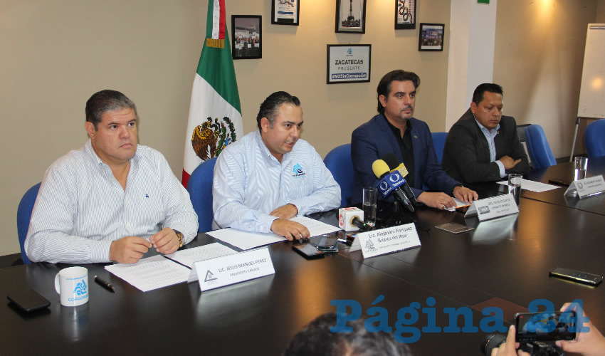 Rueda de prensa de presidentes de las Cámaras Empresariales del estado de Zacatecas