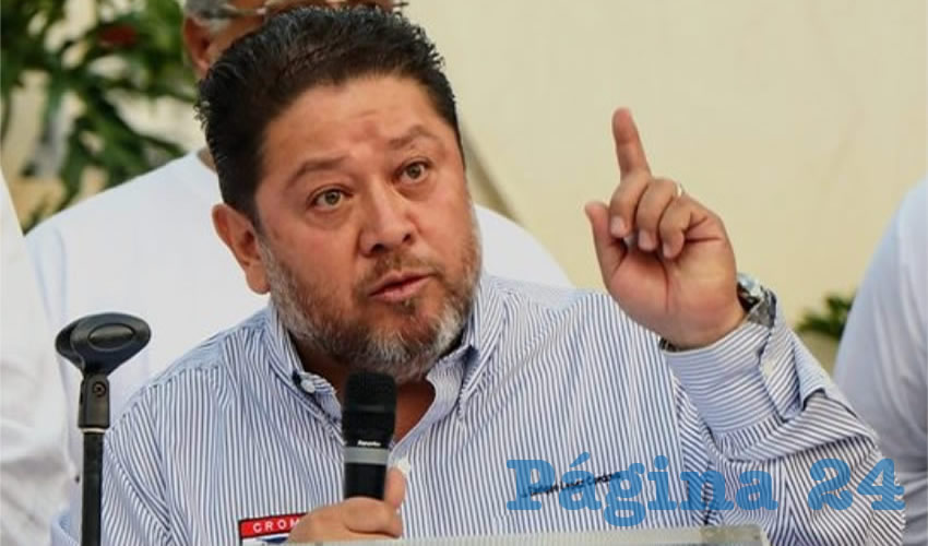 Eliazar Ayala, dirigente de la CNC en Jalisco, dijo que la administración de Andrés Manuel López Obrador, no ha destinado la cantidad suficiente de apoyos para los campesinos, sólo un pequeño sector reciben los recursos de lo que antes se denominaba Procampo, y que ahora sólo se entrega en pequeñas cantidades en dos regiones del estado/Foto: Francisco Tapia