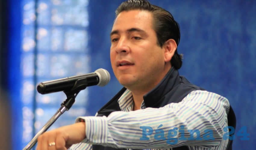 Gustavo Báez Leos, presidente estatal del PAN (Foto: Eddylberto Luévano Santillán)