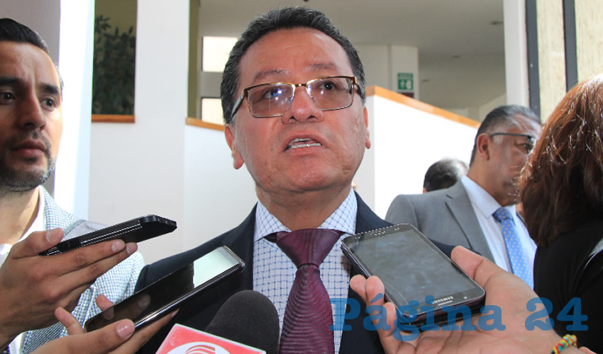 Armando Ávalos Arellano, magistrado presidente del Tribunal Superior de Justicia del Estado de Zacatecas (Foto: Rocío Castro)