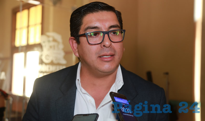 Héctor Castorena Esparza, regidor de Rincón de Romos (Foto Eddylberto Luévano Santillán)