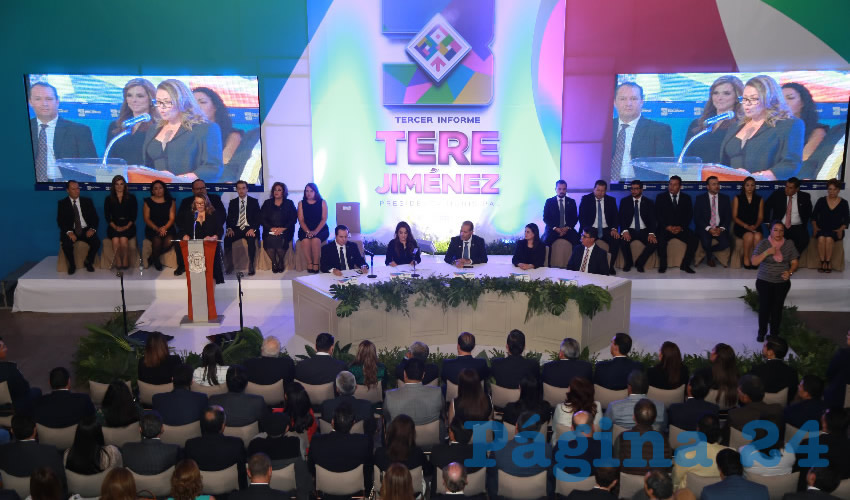 El tercer informe de labores de Tere Jim&eacute;nez Esquivel