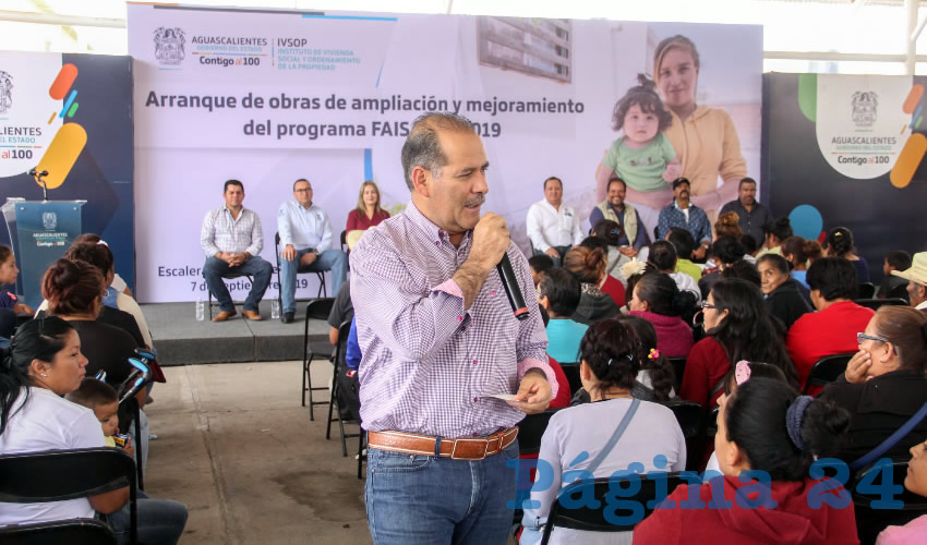 El Gobernador del estado, Martín Orozco Sandoval, arrancó los programas FAIS-FISE de ampliación y mejoramiento de vivienda
