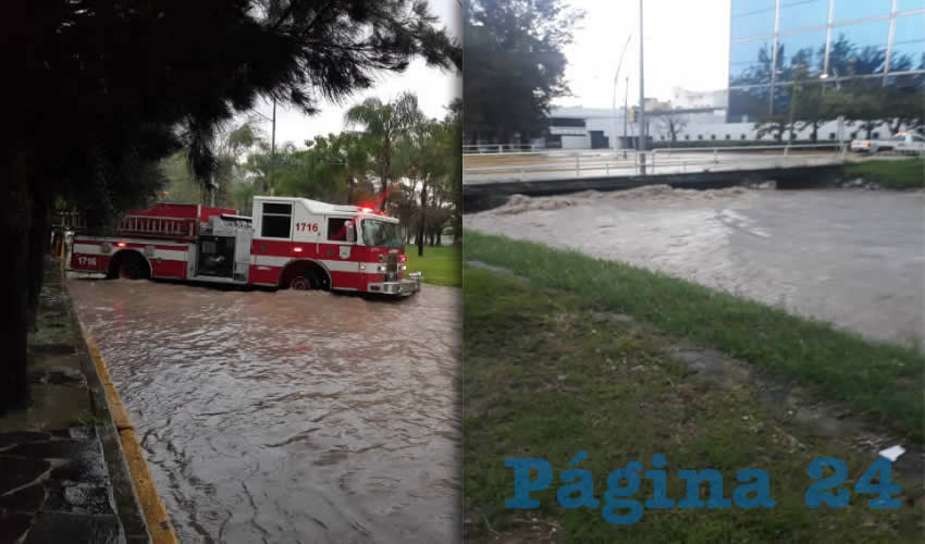 Desde que entró Pablo Lemus como alcalde las inundaciones aumentaron debido a los permisos entregados para construir torres de departamentos en la zona de Chapalita, Guadalupe y alrededores; el viernes, el agua subió tanto que hizo “reventar” las alcantarillas, alcanzando el metro de altura: “Parecía un río”/Fotos: Especial 