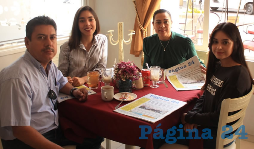 La familia Ju&aacute;rez D&iacute;az desayun&oacute; en el restaurante Campo Amor