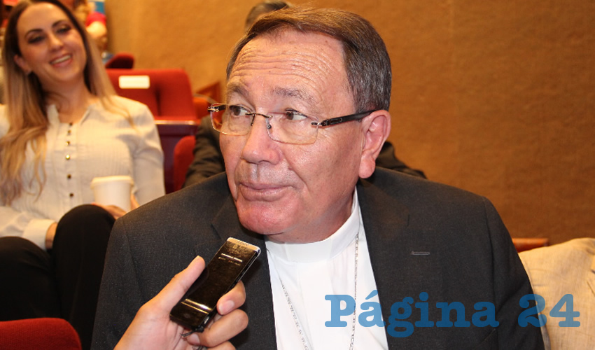 Sigifredo Noriega Barceló, obispo de la Diócesis local (Foto: Rocío Castro)