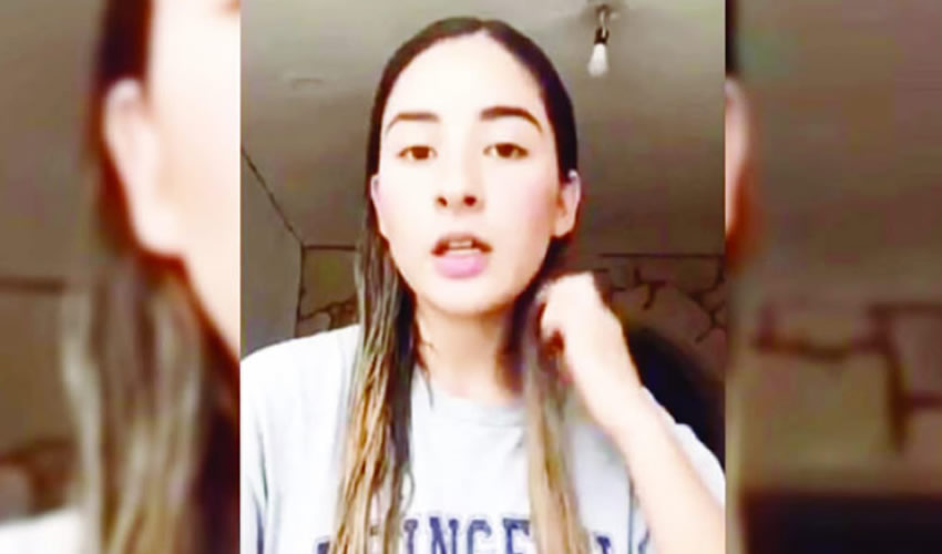 Llena de valor, Osiris Méndez, de 19 años, narró en un video que subió a Youtube, la pesadilla que vivió a manos de un depredador que se hizo pasar por conductor de Uber/Foto: Tomada de video