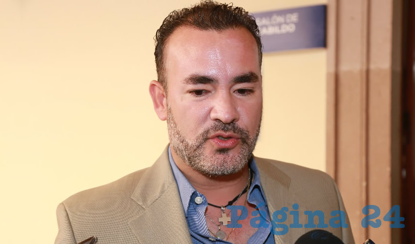 Mauricio González López, regidor del Ayuntamiento de Aguascalientes (Foto: Eddylberto Luévano Santillán)