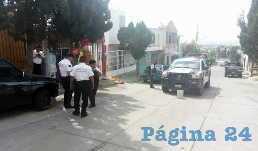 Sobre la calle Del Alfil Blanco, fue herido de gravedad Pierre Iván Hernández Herrera