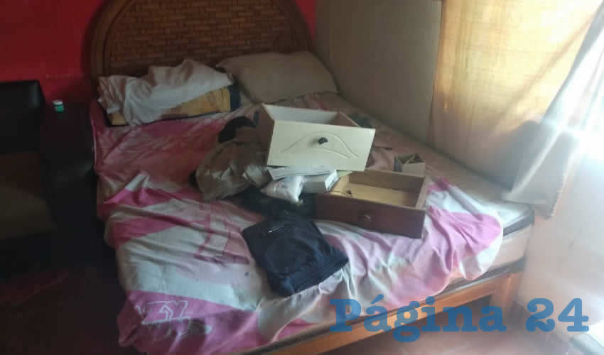 Así quedó la vivienda tras la “visita” de Édgar