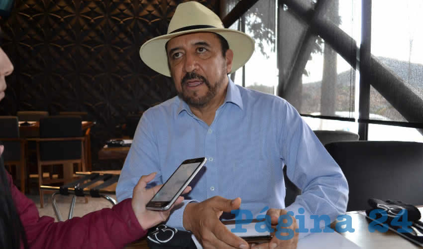 Miguel Torres Rosales, presidente municipal de Villanueva (Foto Merari Martínez)