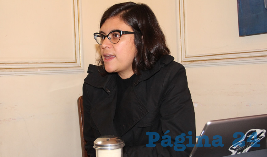 Mara Muñoz Galván, activista zacatecana (Foto Rocío Castro Alvarado)