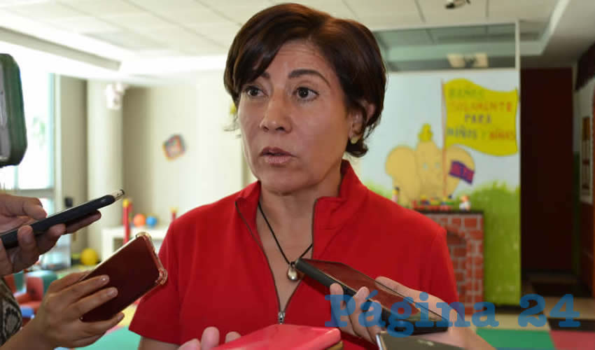 Judit Magdalena Guerrero López, directora general del Colegio de Bachilleres del Estado de Zacatecas (Cobaez) (Foto Merari Martínez)