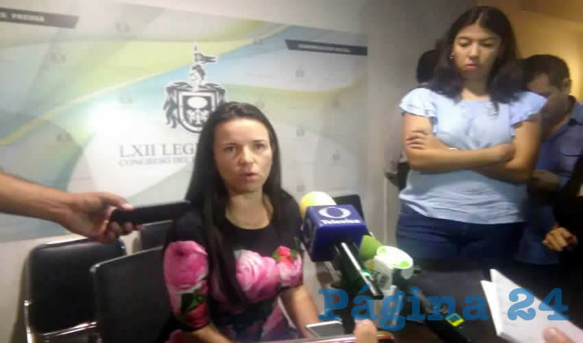 La diputada Mirza Flores Gómez, presidenta de la Comisión de Vigilancia/Foto: Elizabeth Ríos Chavarría