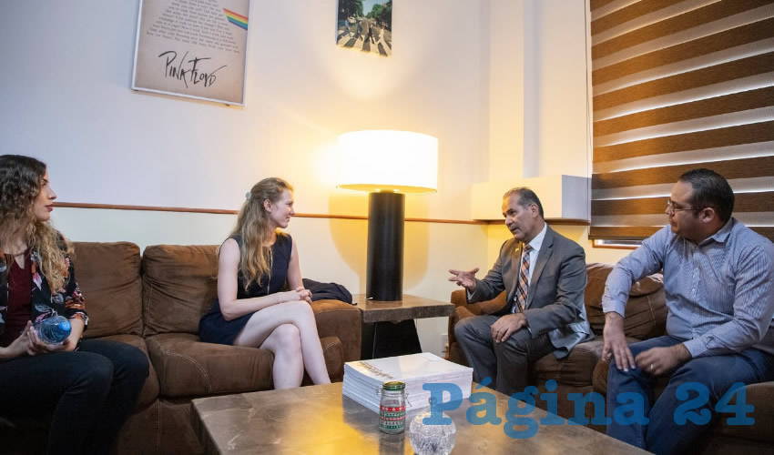 Se reunieron el Gobernador del Estado Martín Orozco Sandoval e Inna Saeterbakken, líder del proyecto de Continental Planta de Aguascalientes